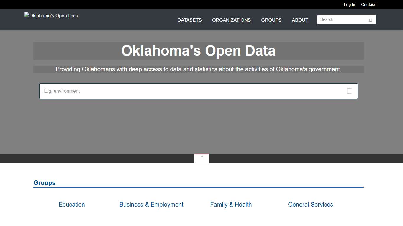 Welcome - Oklahoma's Open Data
